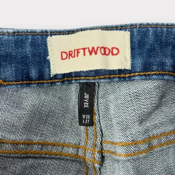 Driftwood Joyce Distressed High Rise Skinny Jeans Size 25 - Picture 3 of 9